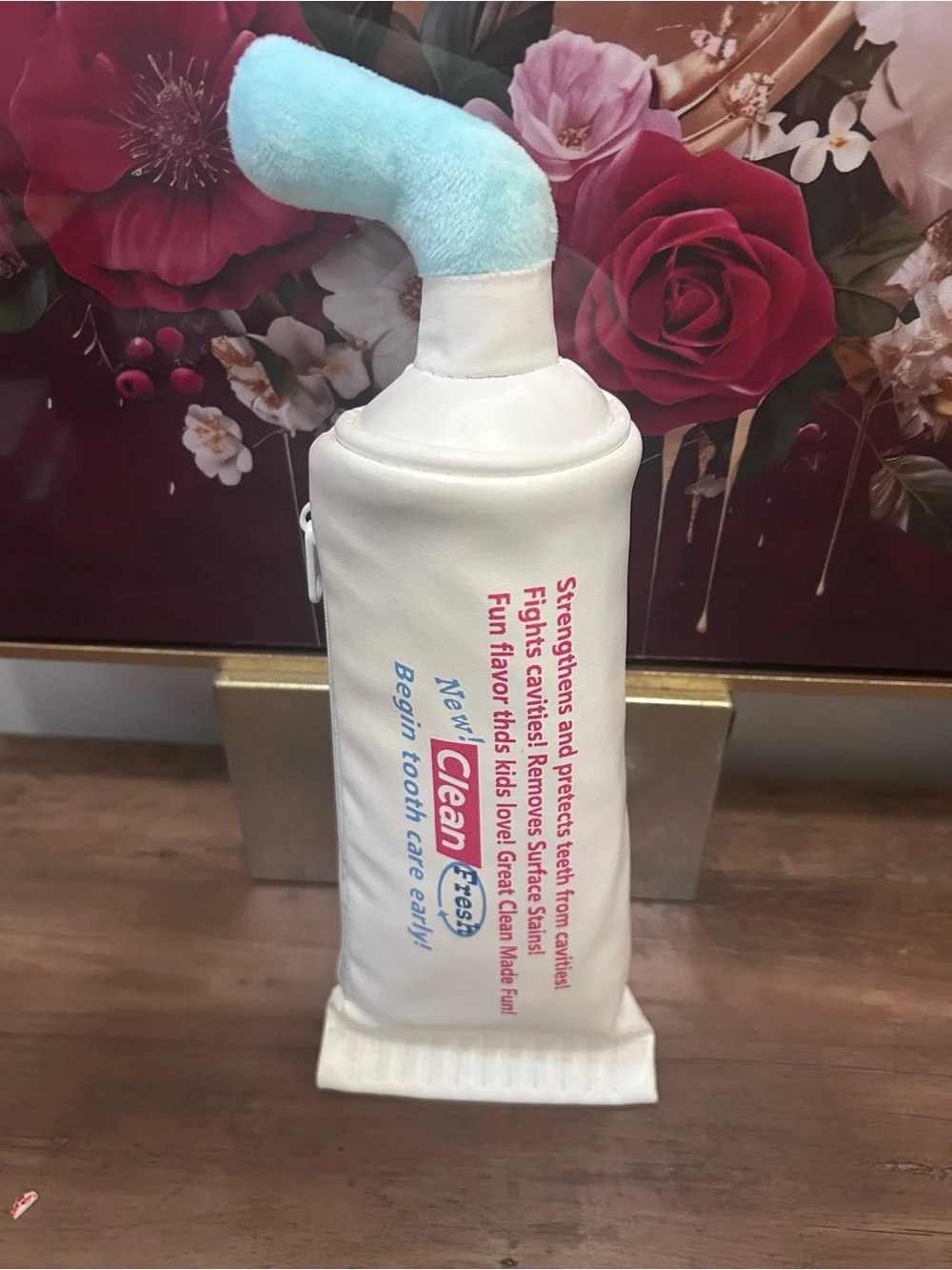 Clean Fresh Toothpaste Plush Pouch
